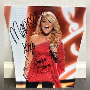 Lauren Alaina autographed poster - like new condition